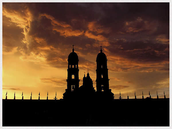 Basilica Silhouette after the Sunset