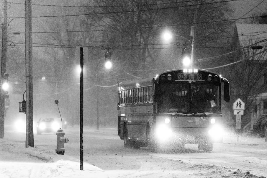 School Bus Approaching