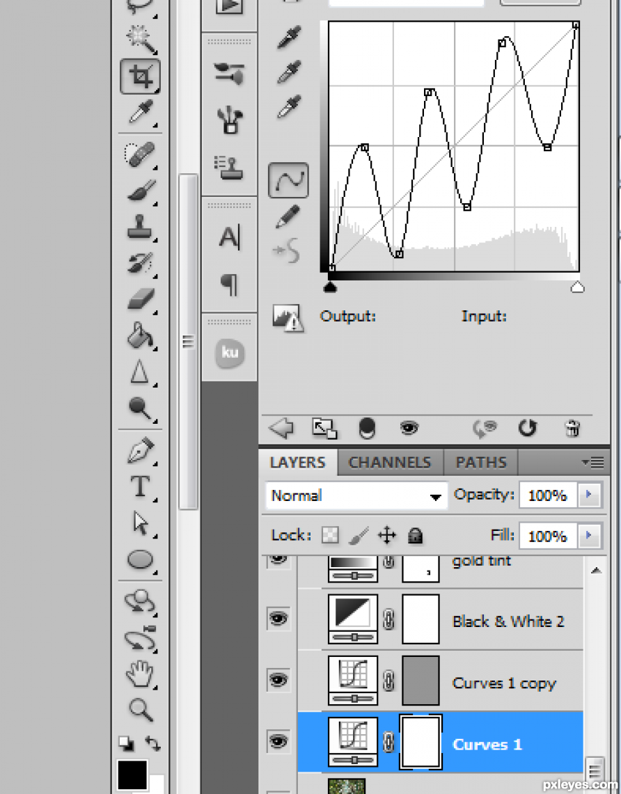 Creation of The enchanted grove: Step 2