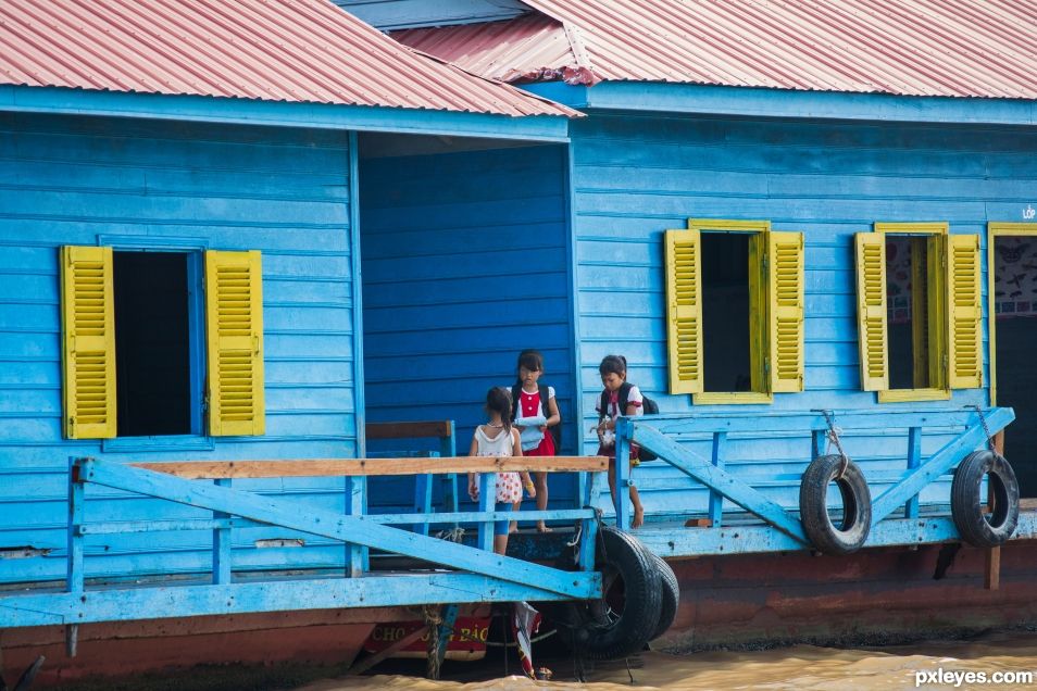 Floating houses