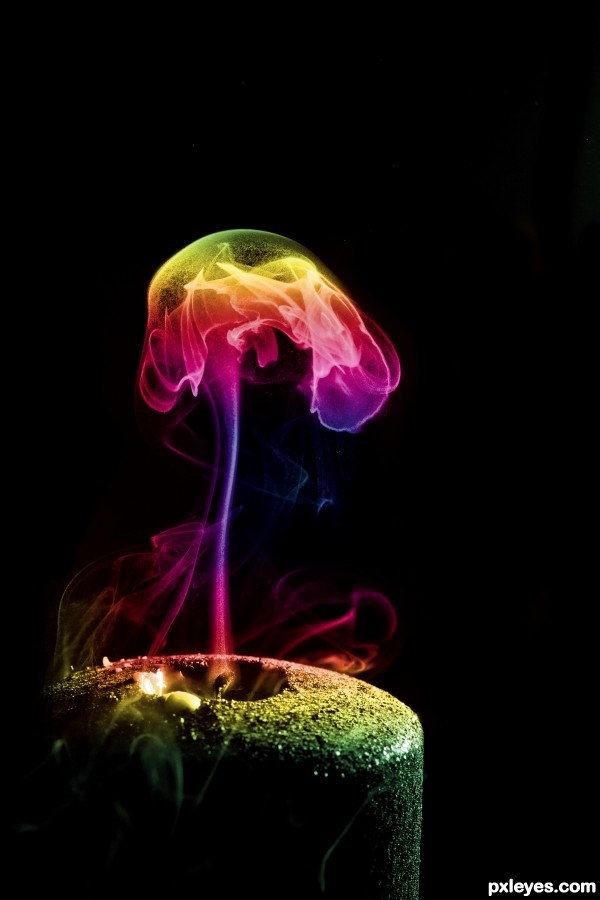 Coloured smoke