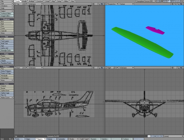 Creation of Flamed Skylane: Step 2