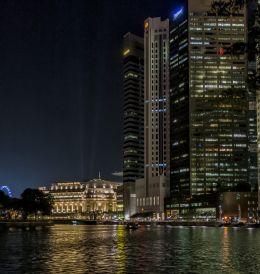 Singapore at night