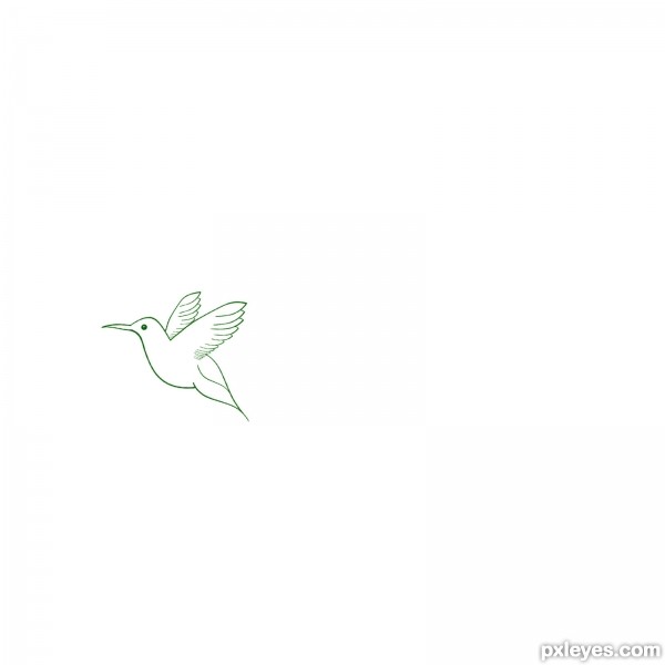 Creation of hummingbird: Step 4