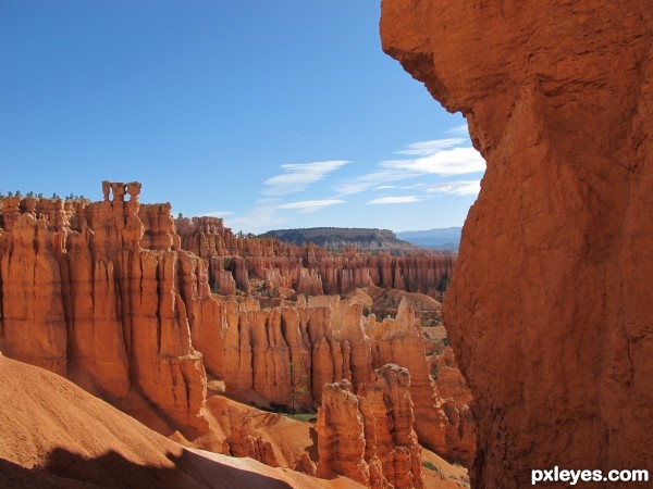 Creation of Bryce  canyon: Step 1