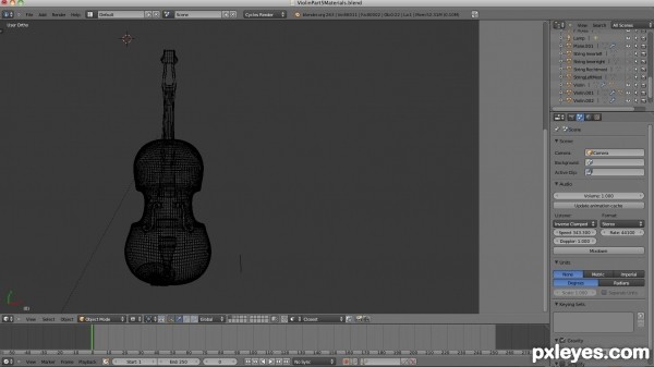 Creation of Violin: Step 3