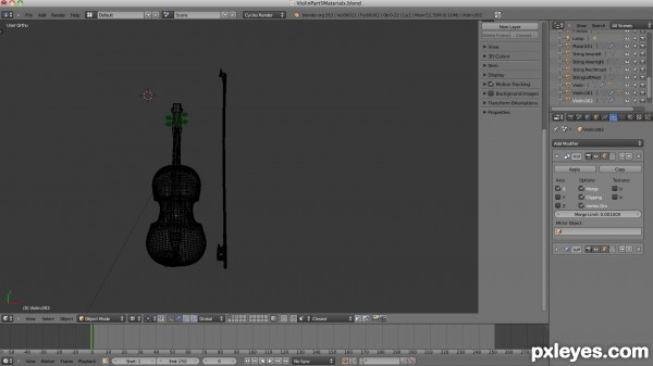 Creation of Violin: Step 4