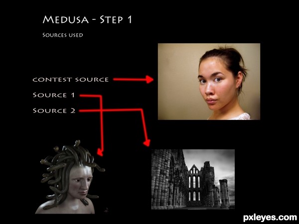 Creation of Medusa: Step 1