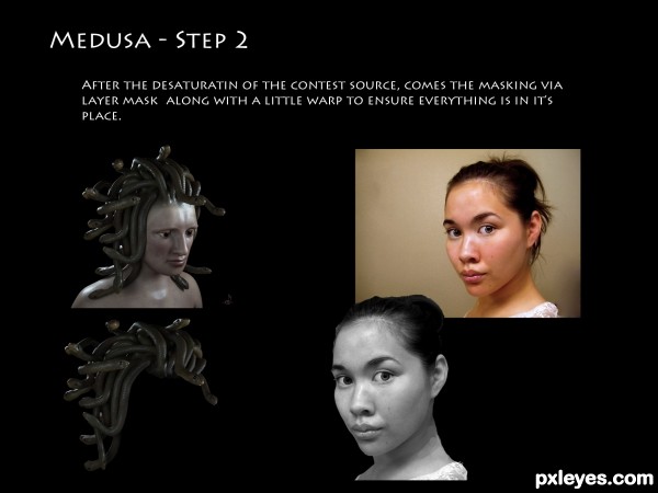 Creation of Medusa: Step 2