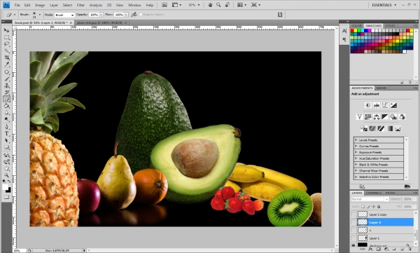 Creation of Fruits: Step 2