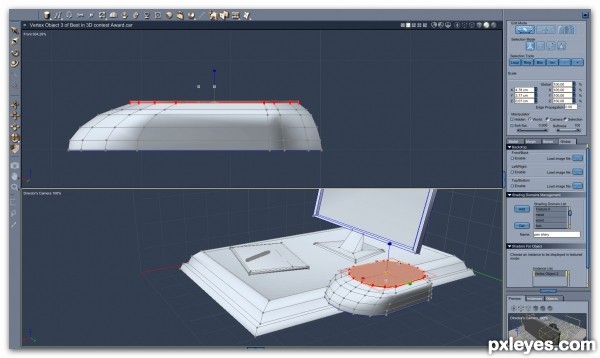 Creation of Best in 3D contest: Step 25