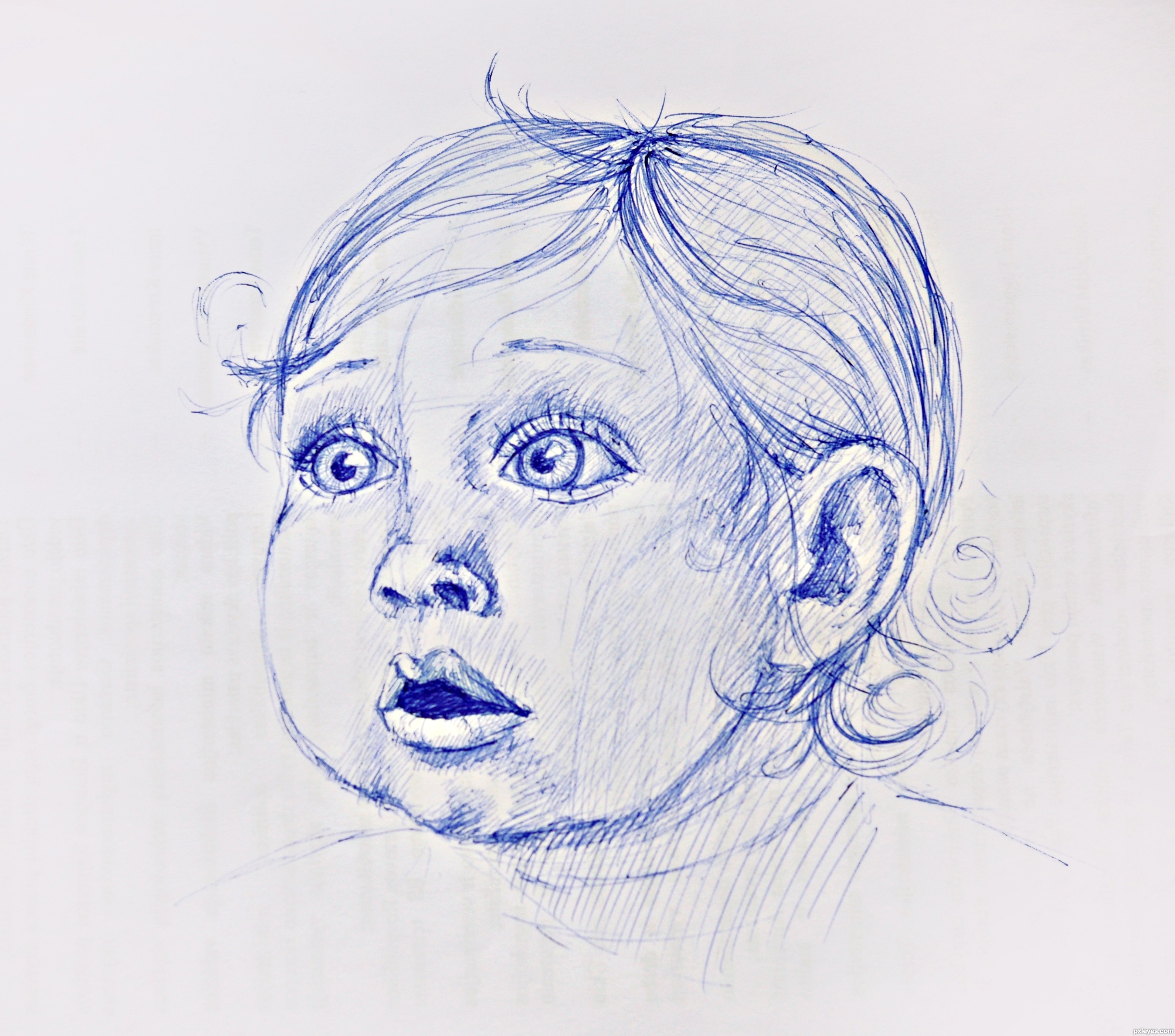 child face sketch