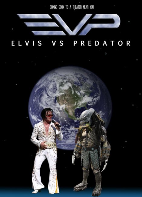 Creation of Elvis vs. Predator: Step 4