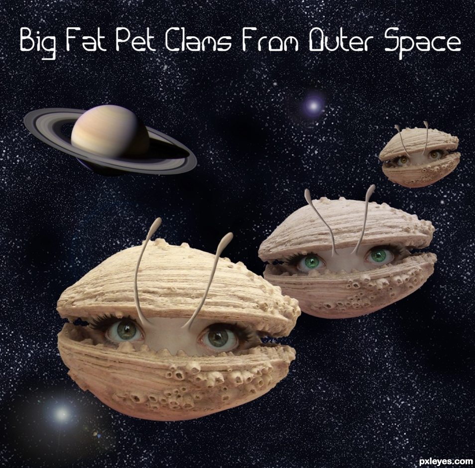 Big Fat Pet Clams From Outer Space