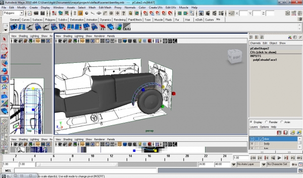 Creation of Bentley MK6 Special: Step 4