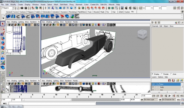 Creation of Bentley MK6 Special: Step 5