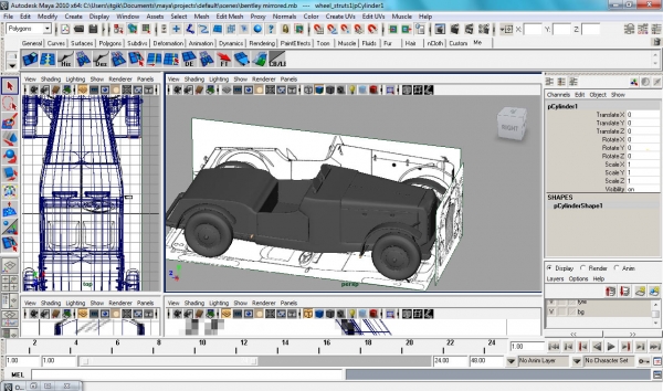 Creation of Bentley MK6 Special: Step 11