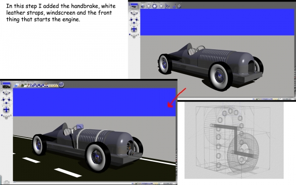 Creation of 1929 bentley racer: Step 7