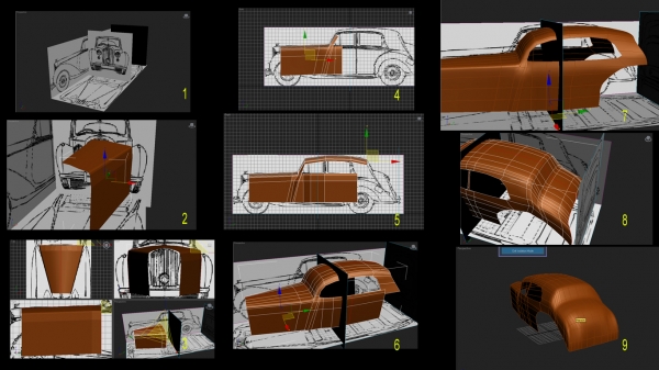 Creation of Bentley Mk.IV 1950: Step 1