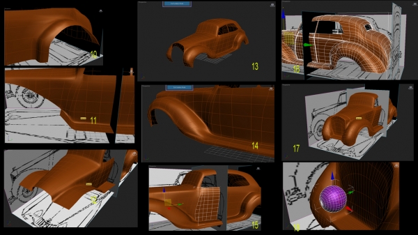 Creation of Bentley Mk.IV 1950: Step 2