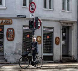 Bikes can go where car arent allowed