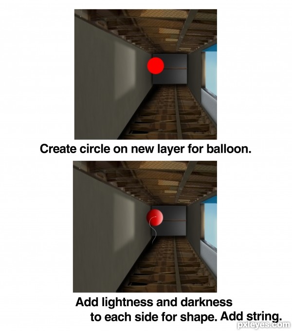 Creation of Deception and The Red Balloon: Step 9