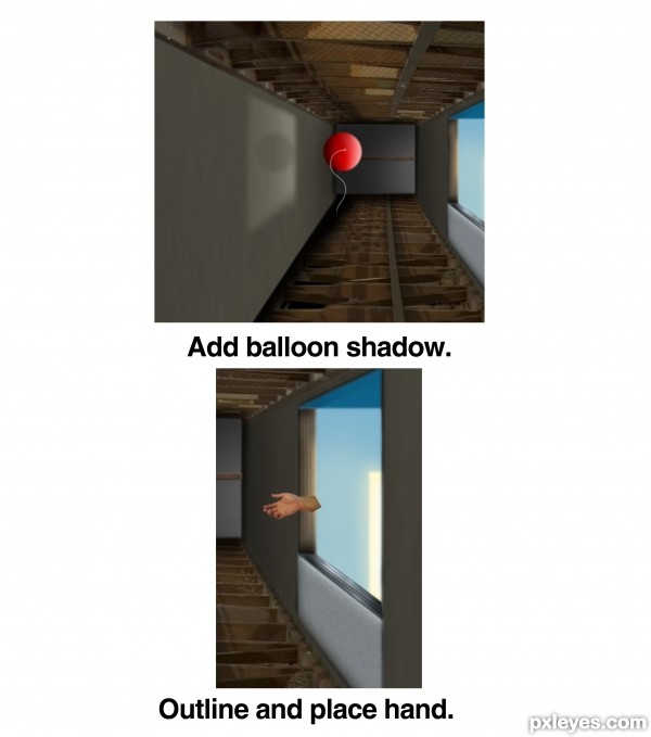 Creation of Deception and The Red Balloon: Step 10