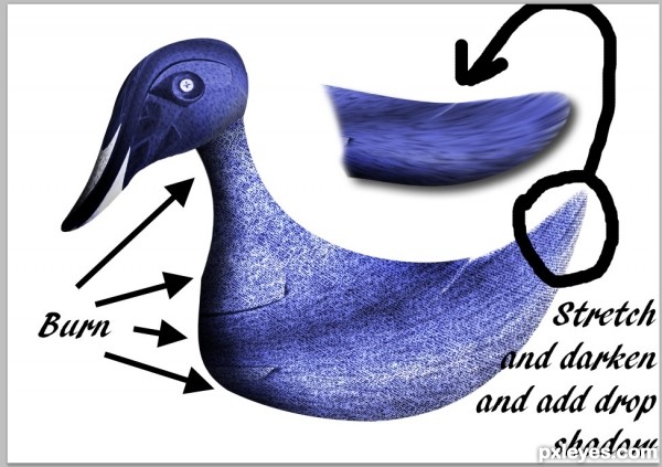 Creation of The Spell of the Red Duck: Step 6