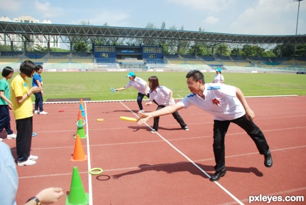 Creation of Black helmets sports day: Step 1