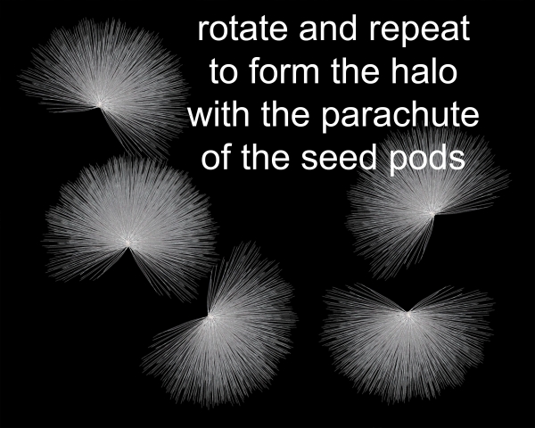 Creation of Falling Feather People: Step 7