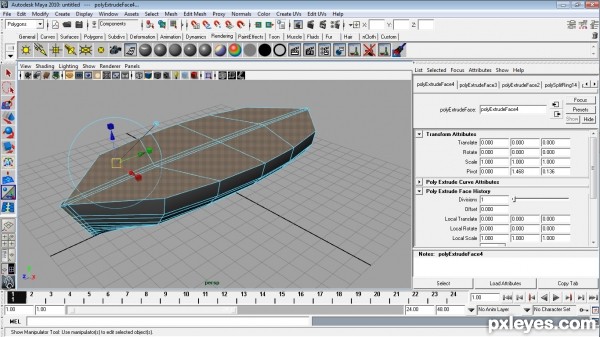 Creation of Lonely Boat: Step 2