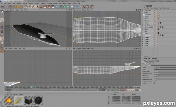 Creation of Battleship: Step 2