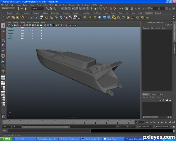 Creation of RaceBoat: Step 6