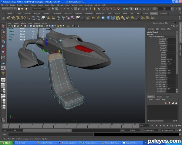 Creation of RaceBoat: Step 10