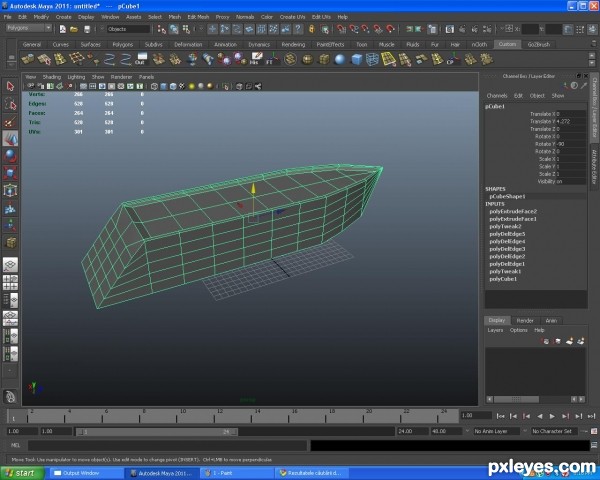 Creation of RaceBoat: Step 2