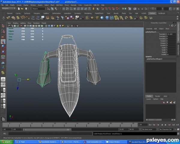 Creation of RaceBoat: Step 7