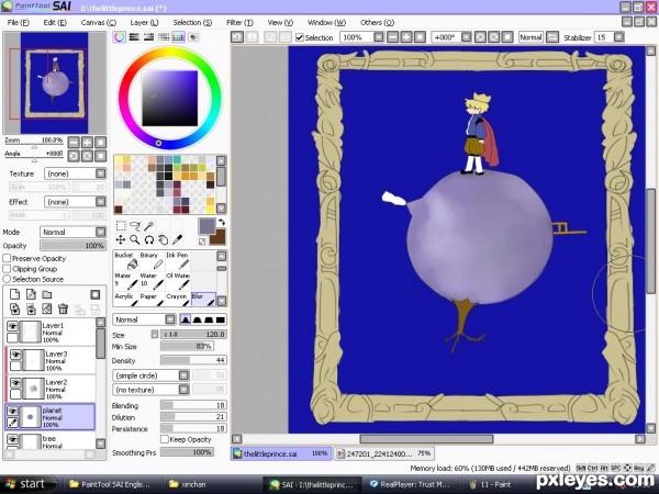 Creation of The little prince: Step 12