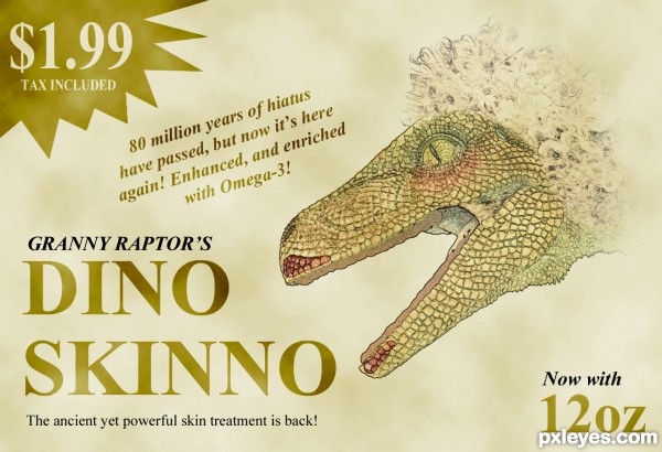 Creation of Dino Skinno: Step 6