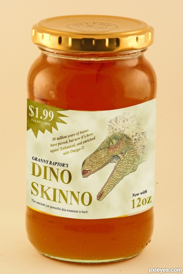 Creation of Dino Skinno: Step 7