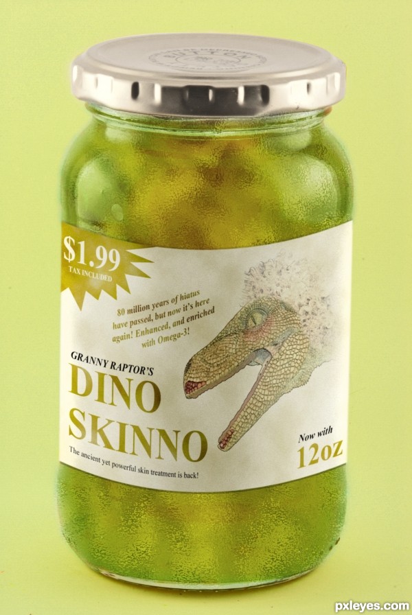 Creation of Dino Skinno: Step 8