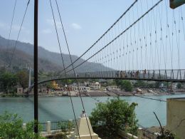 Foot bridge in Rishikesh