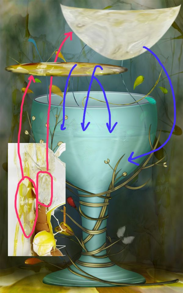 Creation of Ace of Cups: Step 6