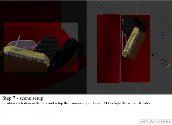 Creation of Grooming kit: Step 7