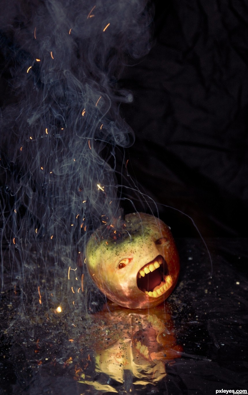 Apple Fear photoshop picture)