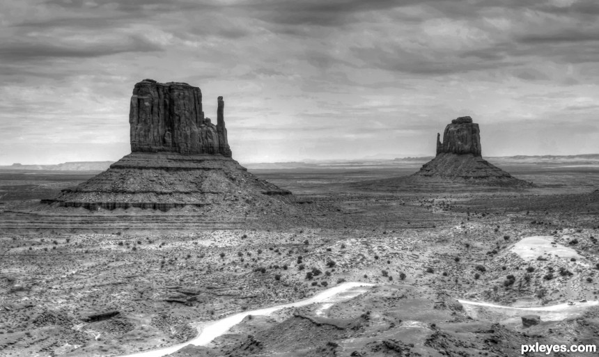 Monument Valley 2011 photoshop picture)