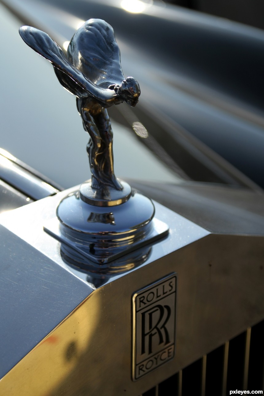 The spirit of ecstasy photoshop picture)