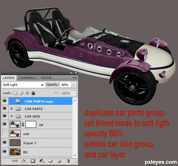 Creation of CONVERSE 1988 SPORTS CAR: Step 6