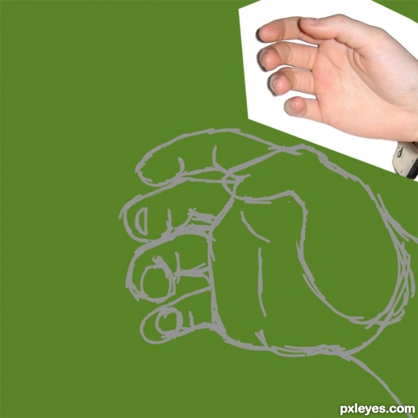 Creation of Deadman's Hand: Step 4