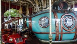 Steampunk carousel