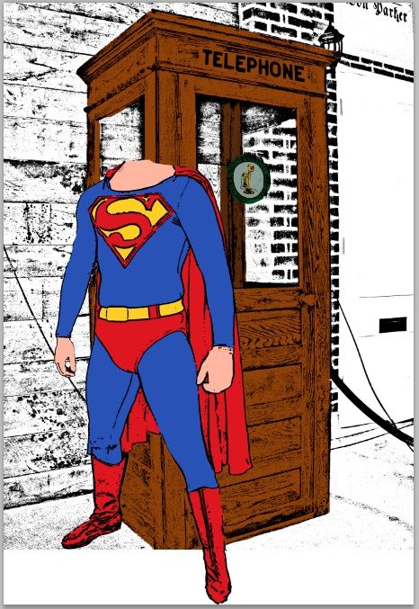 Creation of An Older Superman: Step 4